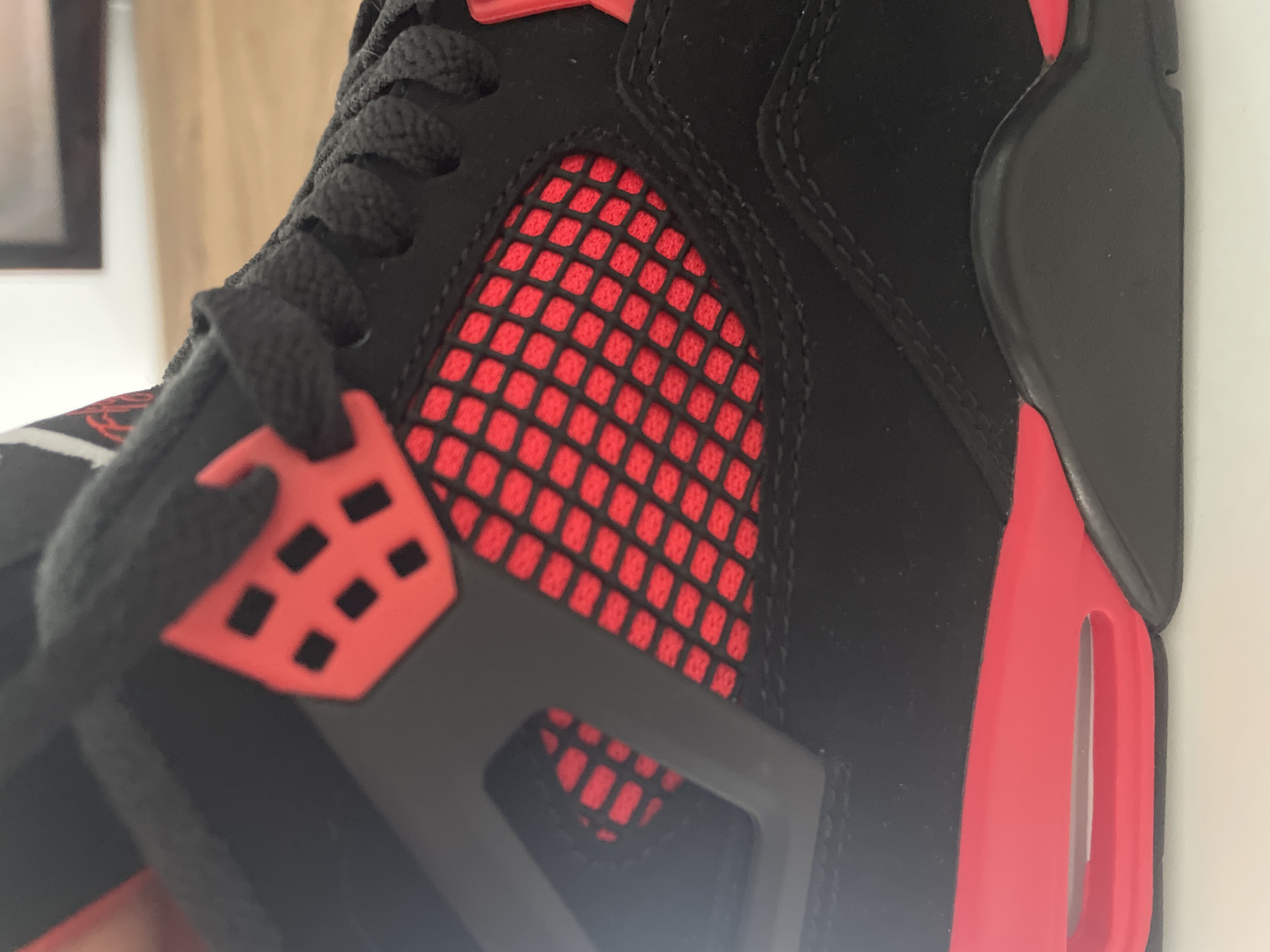 PK God Batch Air Jordan 4 Red Thunder CT8527-016 review Arfur 06