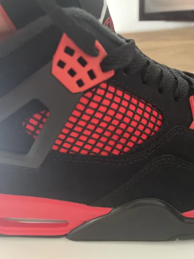 PK God Batch Air Jordan 4 Red Thunder CT8527-016 review Arfur 05