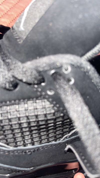PK God Batch Air Jordan 4 Retro Black Cat CU1110-010 review Caleb 00