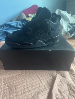 【Flash Sale】PK God Batch Air Jordan 4 Retro Black Cat CU1110-010 review Caleb 04