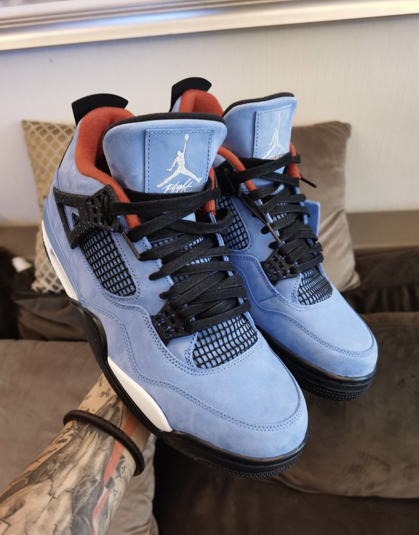PK God Batch Air Jordan 4 Retro Travis Scott Cactus Jack 308497-406 review Zykedren Smith 01