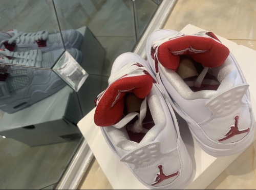 PK God Batch Air Jordan 4 Retro Metallic Red CT8527-112 review 