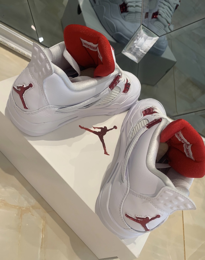 PK God Batch Air Jordan 4 Retro Metallic Red CT8527-112 review Elizabeth Jimenez 01