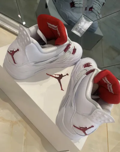 PK God Batch Air Jordan 4 Retro Metallic Red CT8527-112 review Elizabeth Jimenez 01