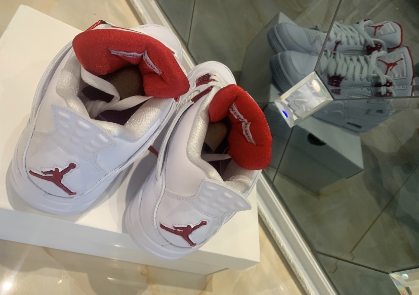 PK God Batch Air Jordan 4 Retro Metallic Red CT8527-112 review Elizabeth Jimenez 02