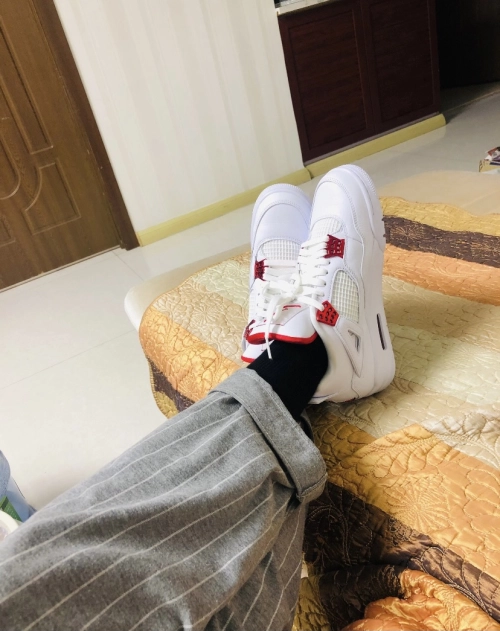 PK God Batch Air Jordan 4 Retro Metallic Red CT8527-112 review 