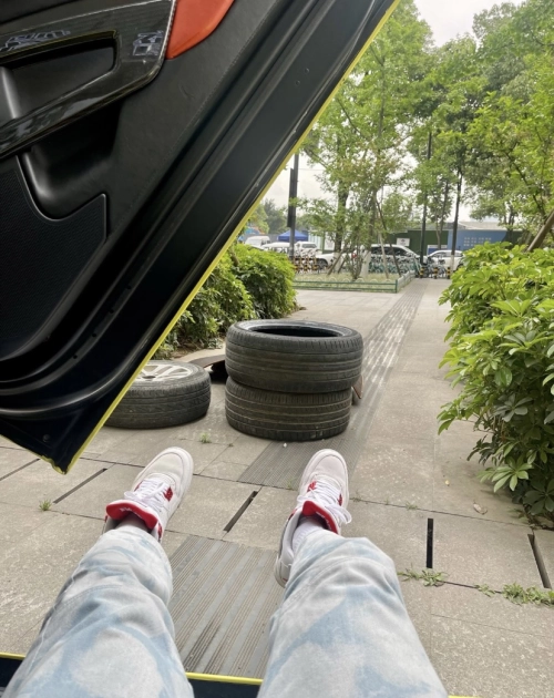 PK God Batch Air Jordan 4 Retro Metallic Red CT8527-112 review 