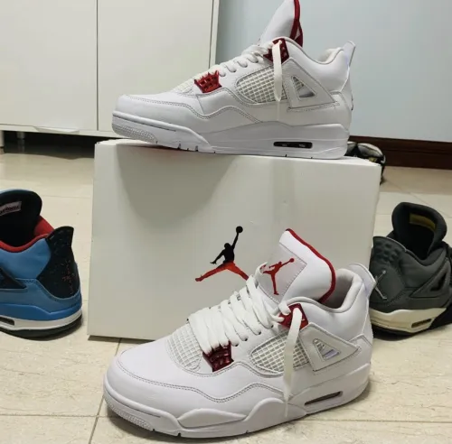 PK God Batch Air Jordan 4 Retro Metallic Red CT8527-112 review 