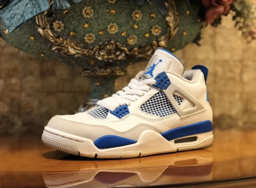 PK God Batch Air Jordan 4 Retro Military Blue (2012) 308497-105 review 