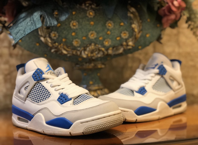 PK God Batch Air Jordan 4 Retro Military Blue (2012) 308497-105 review yasee 01