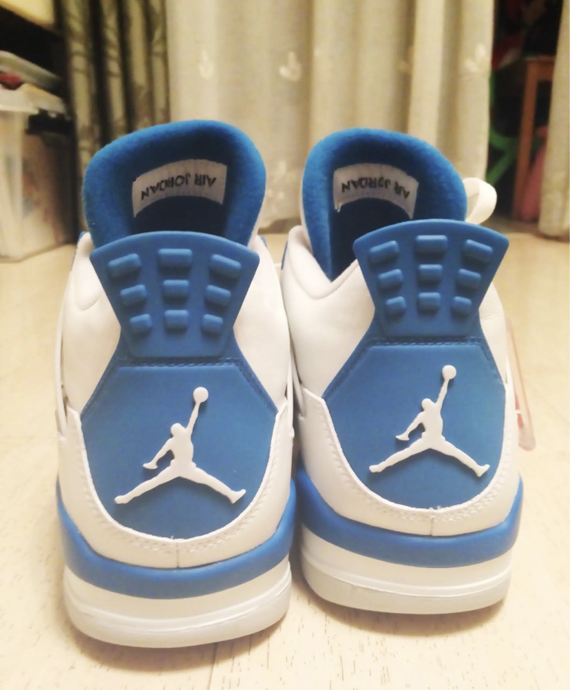 PK God Batch Air Jordan 4 Retro Military Blue (2012) 308497-105 review Sama 02