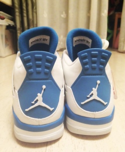 PK God Batch Air Jordan 4 Retro Military Blue (2012) 308497-105 review Sama 03