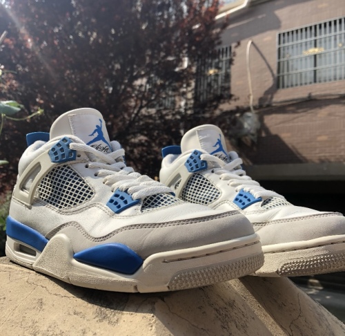 PK God Batch Air Jordan 4 Retro Military Blue (2012) 308497-105 review 