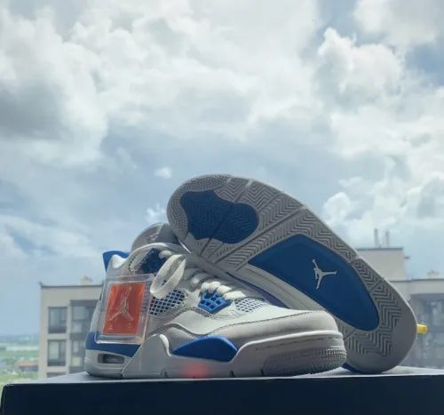 PK God Batch Air Jordan 4 Retro Military Blue (2012) 308497-105 review 