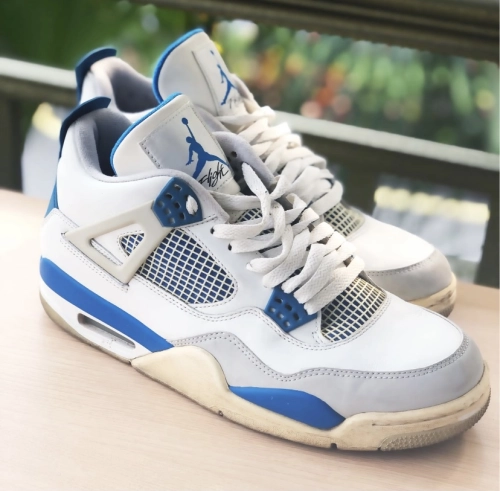 PK God Batch Air Jordan 4 Retro Military Blue (2012) 308497-105 review 