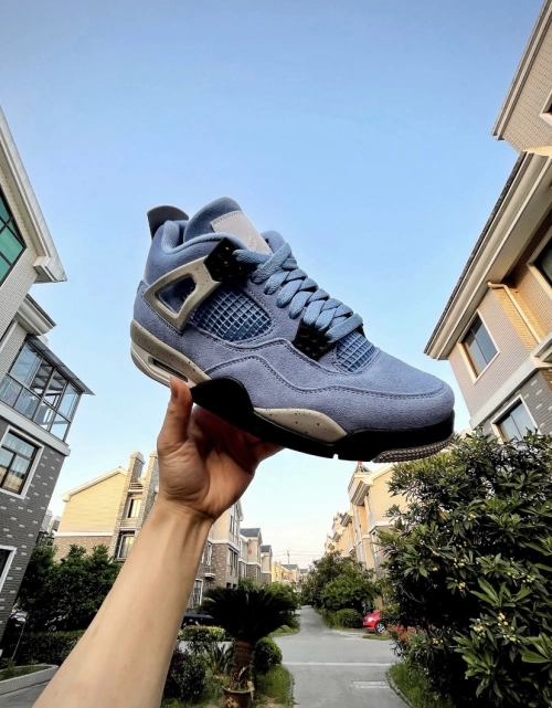 PK God Batch Air Jordan 4 SE University Blue CT8527-400 review 