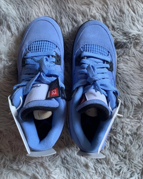PK God Batch Air Jordan 4 SE University Blue CT8527-400 review 