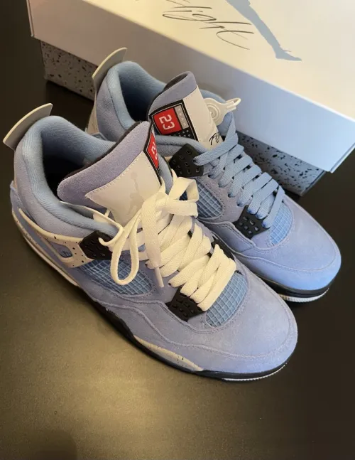 PK God Batch Air Jordan 4 SE University Blue CT8527-400 review 