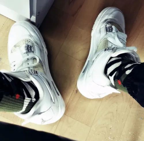 PK God Batch Air Jordan 4 Retro Pure Money (2017) 308497-100 review 