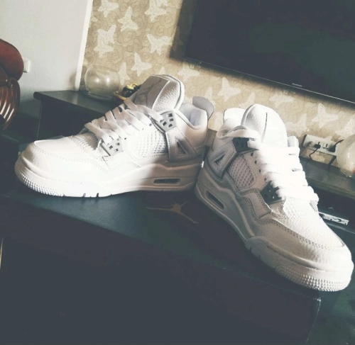 PK God Batch Air Jordan 4 Retro Pure Money (2017) 308497-100 review 