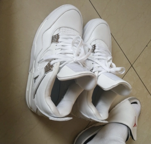 PK God Batch Air Jordan 4 Retro Pure Money (2017) 308497-100 review 