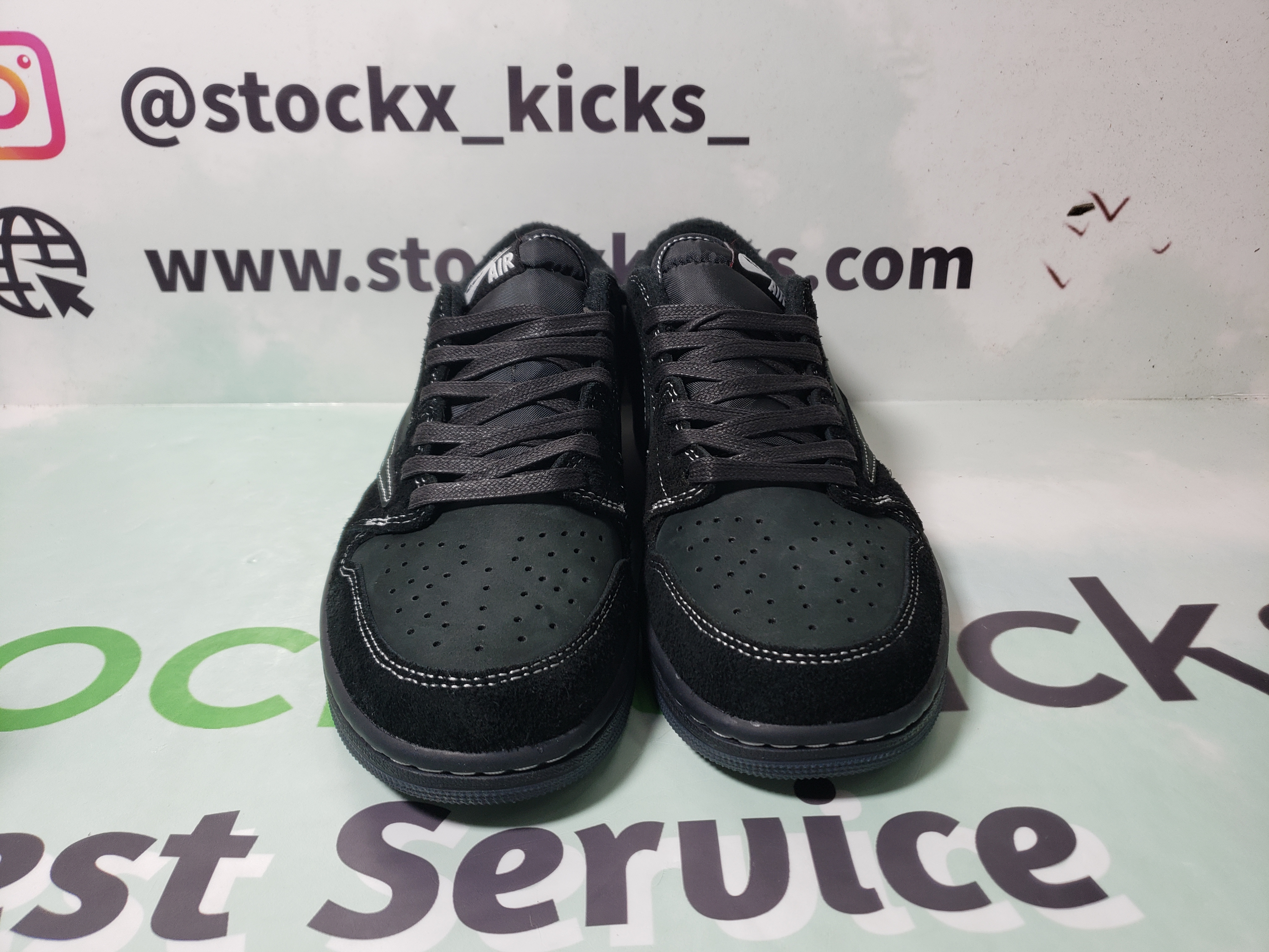 PK God Batch Air Jordan 1 Retro Low OG SP Travis Scott Black Phantom DM7866-001 review Rick 00