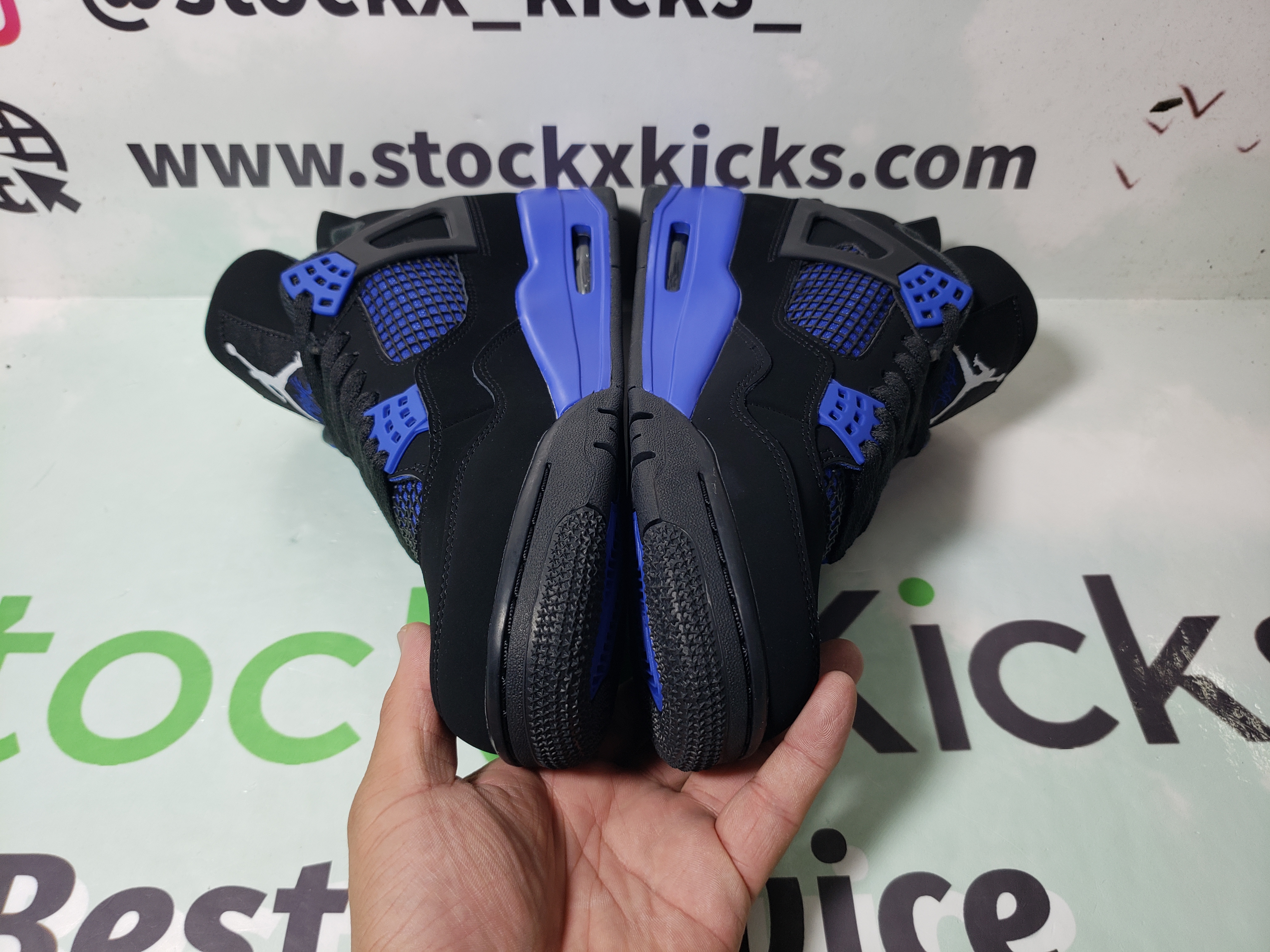 PK God Batch Air Jordan 4 Retro Blue Thunder CT8527-018 review Jim 01