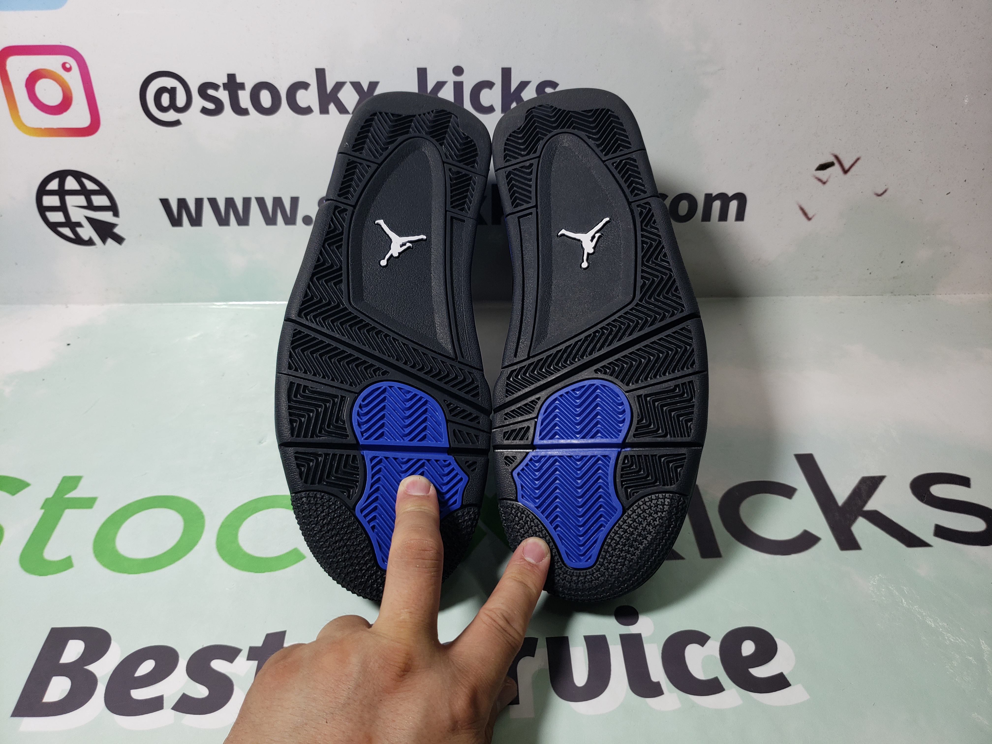 PK God Batch Air Jordan 4 Retro Blue Thunder CT8527-018 review Jim 04