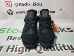 【Flash Sale】PK God Batch Air Jordan 4 Retro Black Cat CU1110-010 review … 01