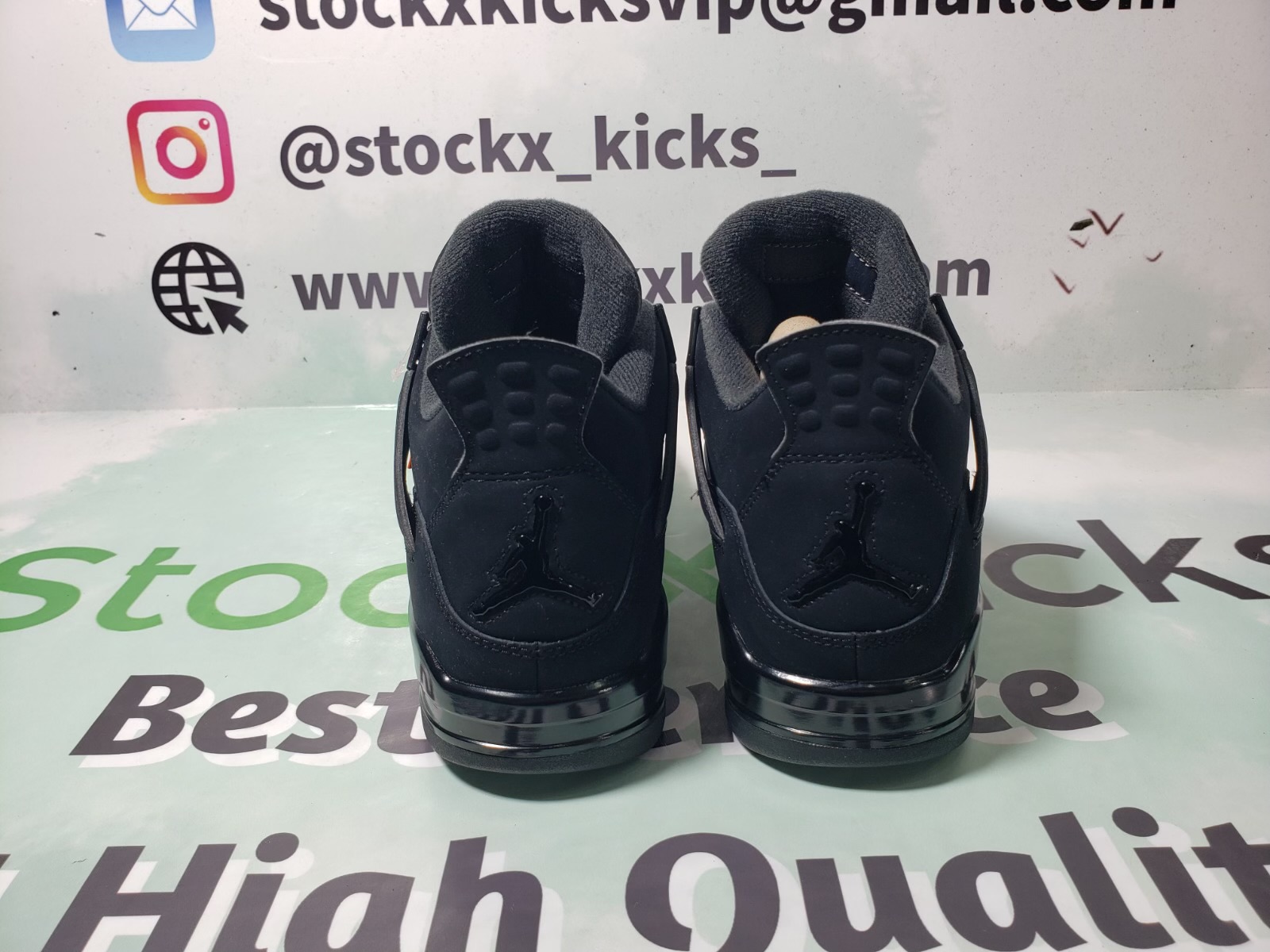 PK God Batch Air Jordan 4 Retro Black Cat CU1110-010 review … 01