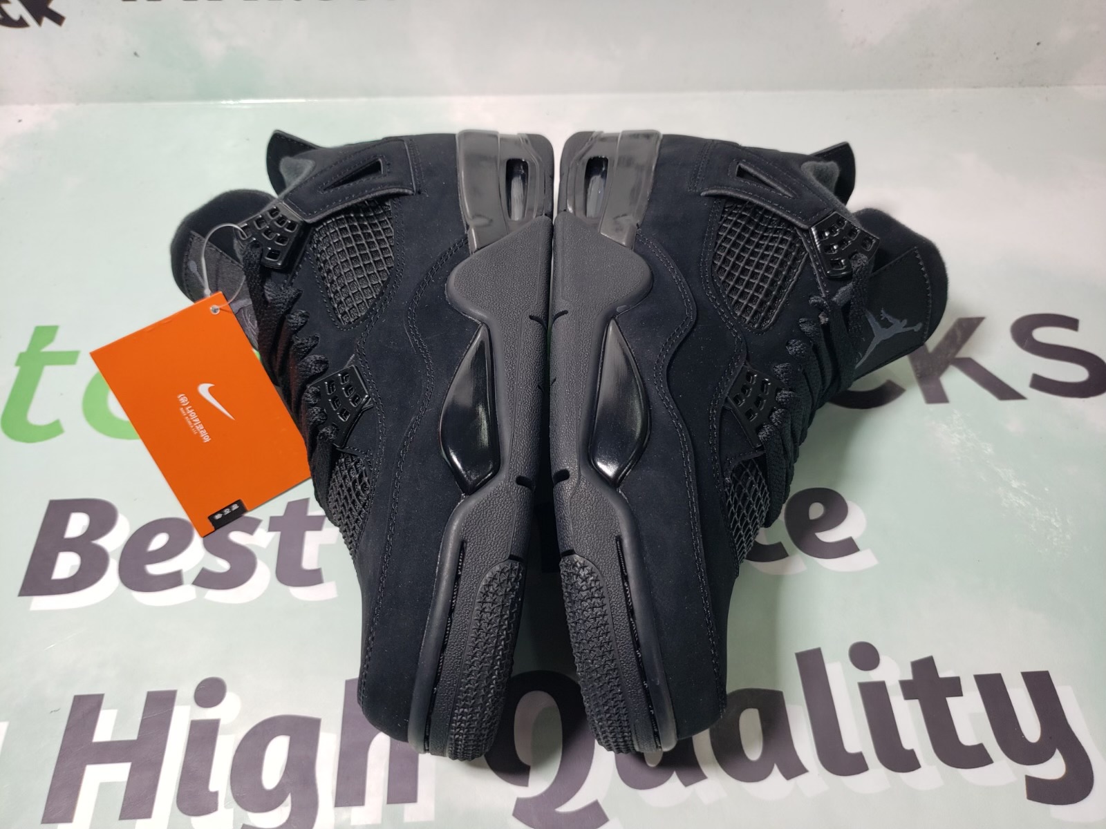 PK God Batch Air Jordan 4 Retro Black Cat CU1110-010 review … 02