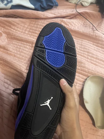 PK God Batch Air Jordan 4 Retro Blue Thunder CT8527-018 review Caleb 02