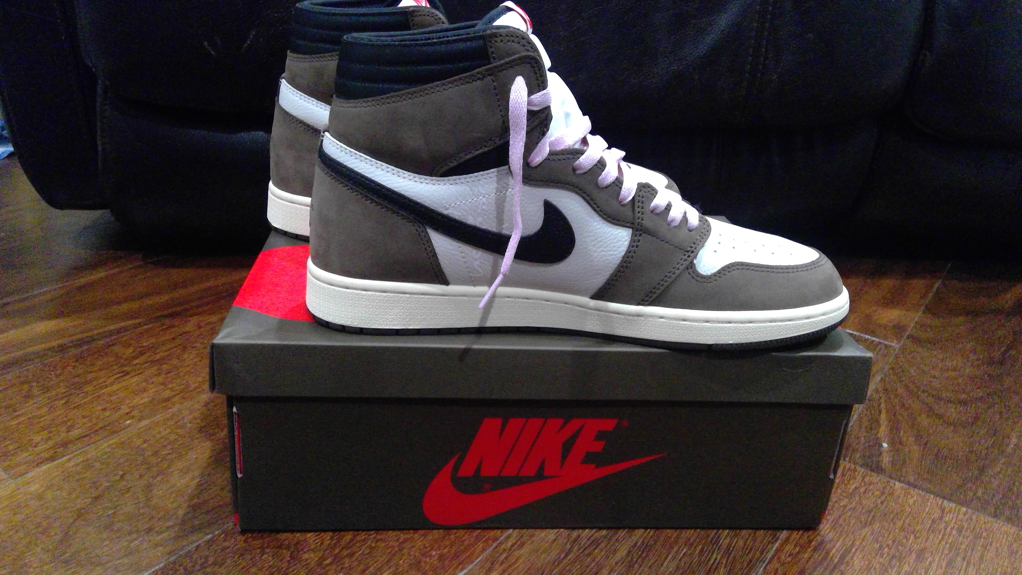 PK God Batch Travis Scott x Air Jordan 1 High OG TS SP CD4487-100 review Top dawg 01