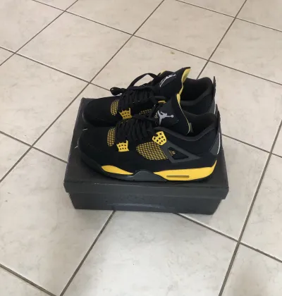 PK God Batch Air Jordan 4 Retro Thunder DH6927-017 review Mathis 