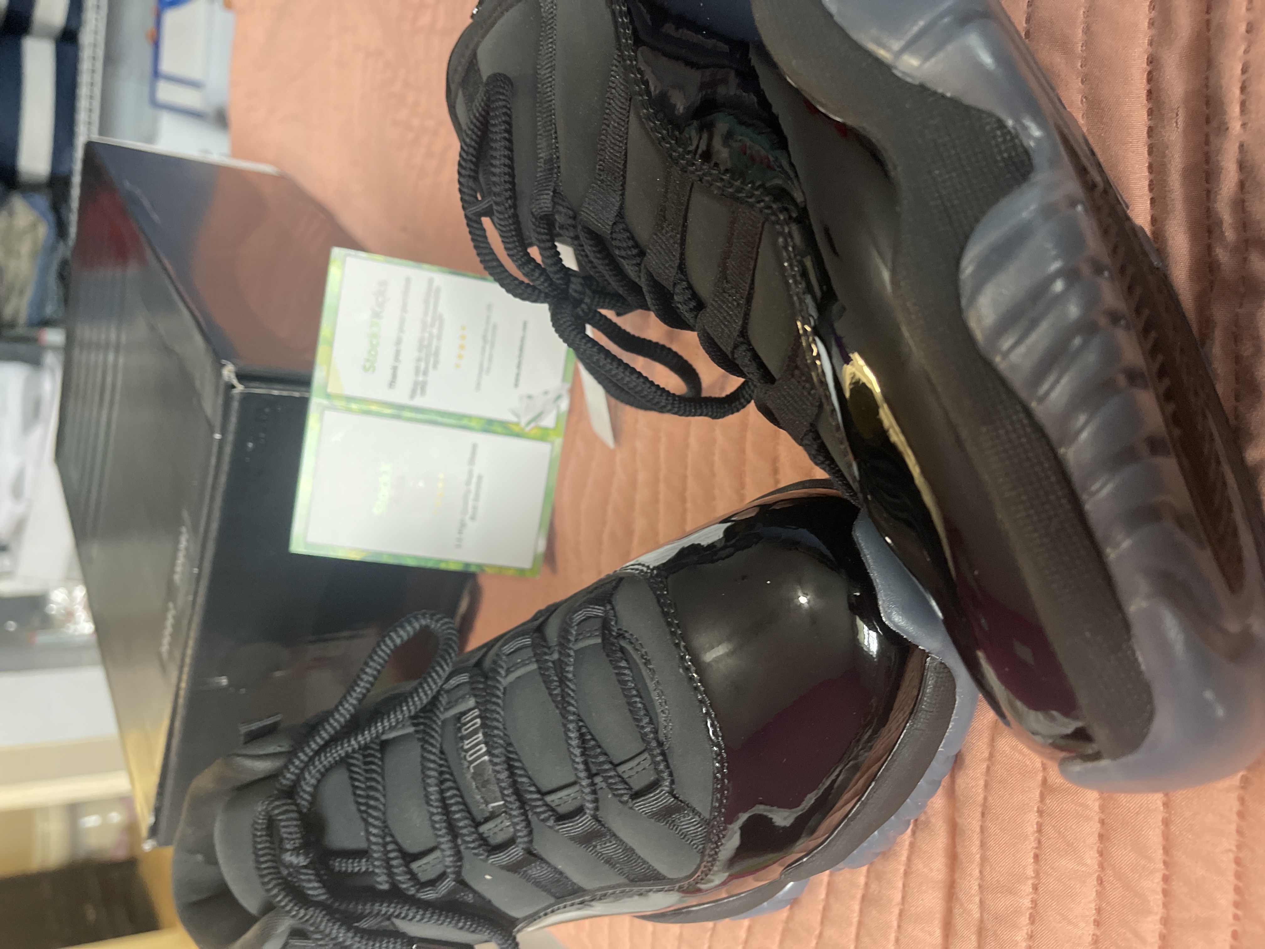 PK God Batch Air Jordan 11 Retro Cap and Gown 378037-005 review Caleb 00
