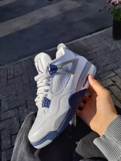 PK God Batch  Air Jordan 4 Retro White Midnight Navy DH6927-140 review Alijn  01