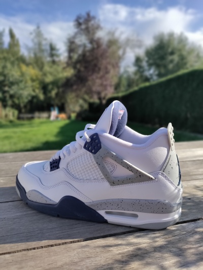 PK God Batch  Air Jordan 4 Retro White Midnight Navy DH6927-140 review Alijn (Bel) 00