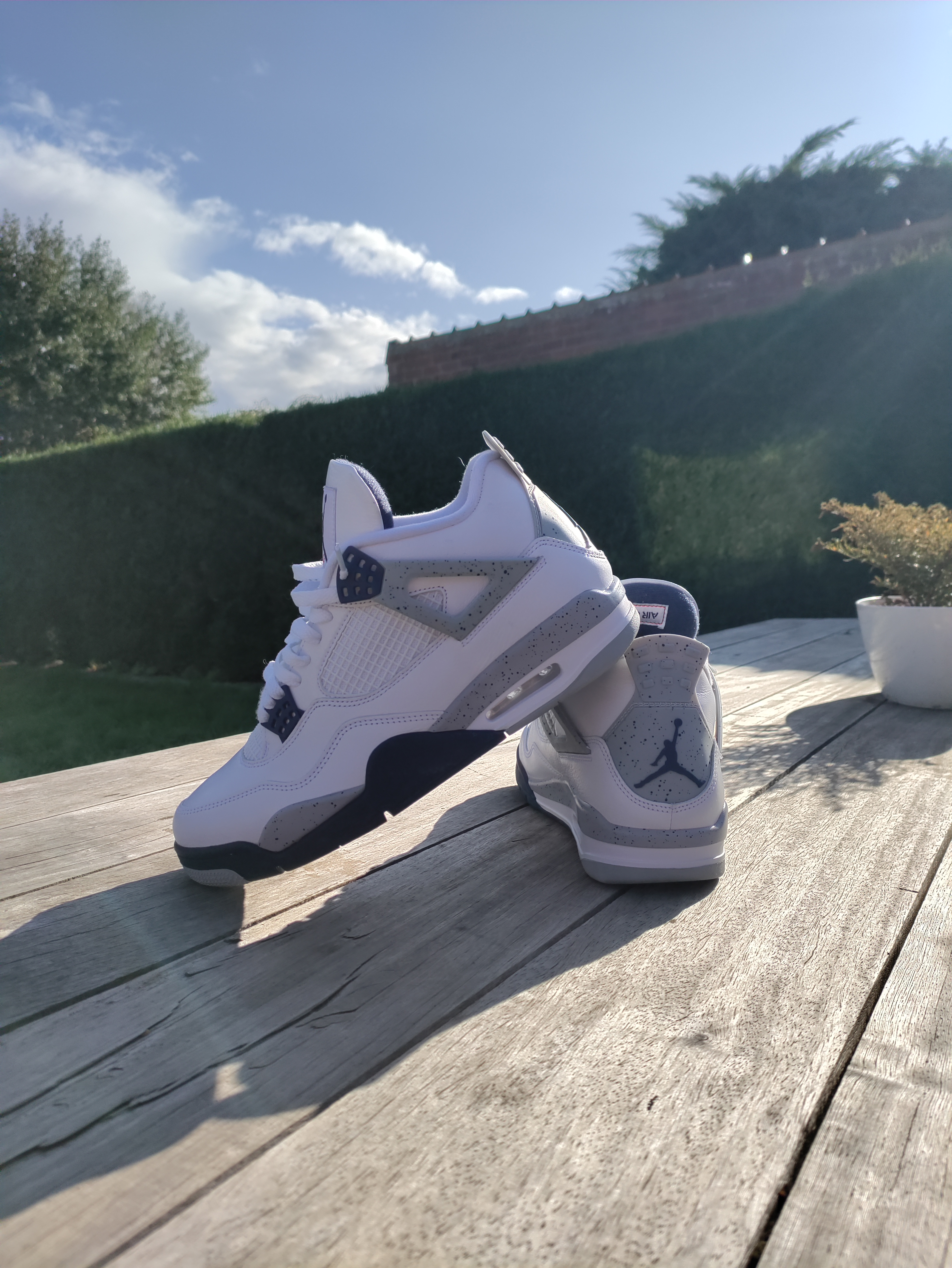 PK God Batch  Air Jordan 4 Retro White Midnight Navy DH6927-140 review Alijn (Bel) 05
