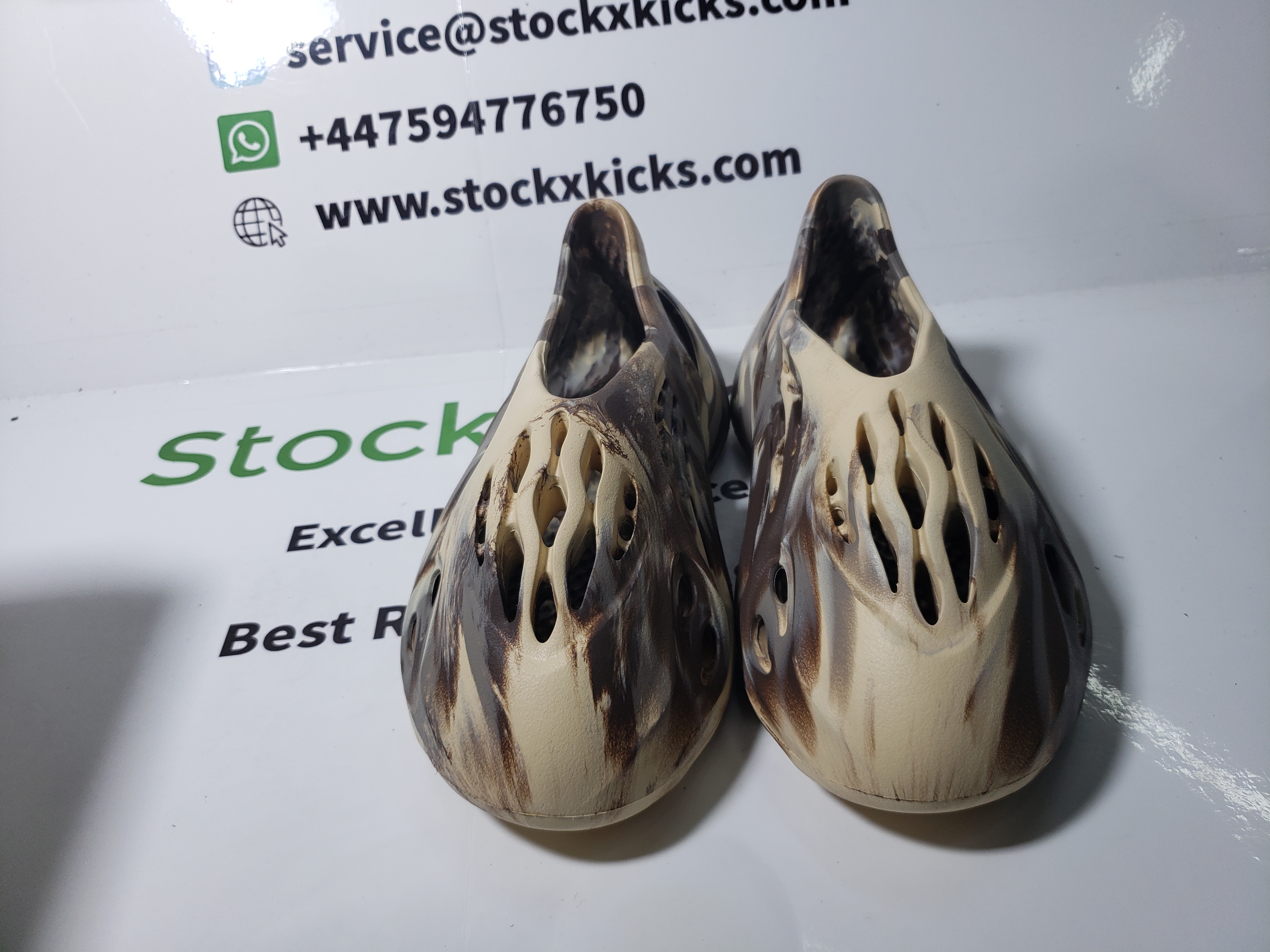 PK God Batch adidas originals Yeezy Foam Runner MX Cream Clay GX8774 review Ken 02