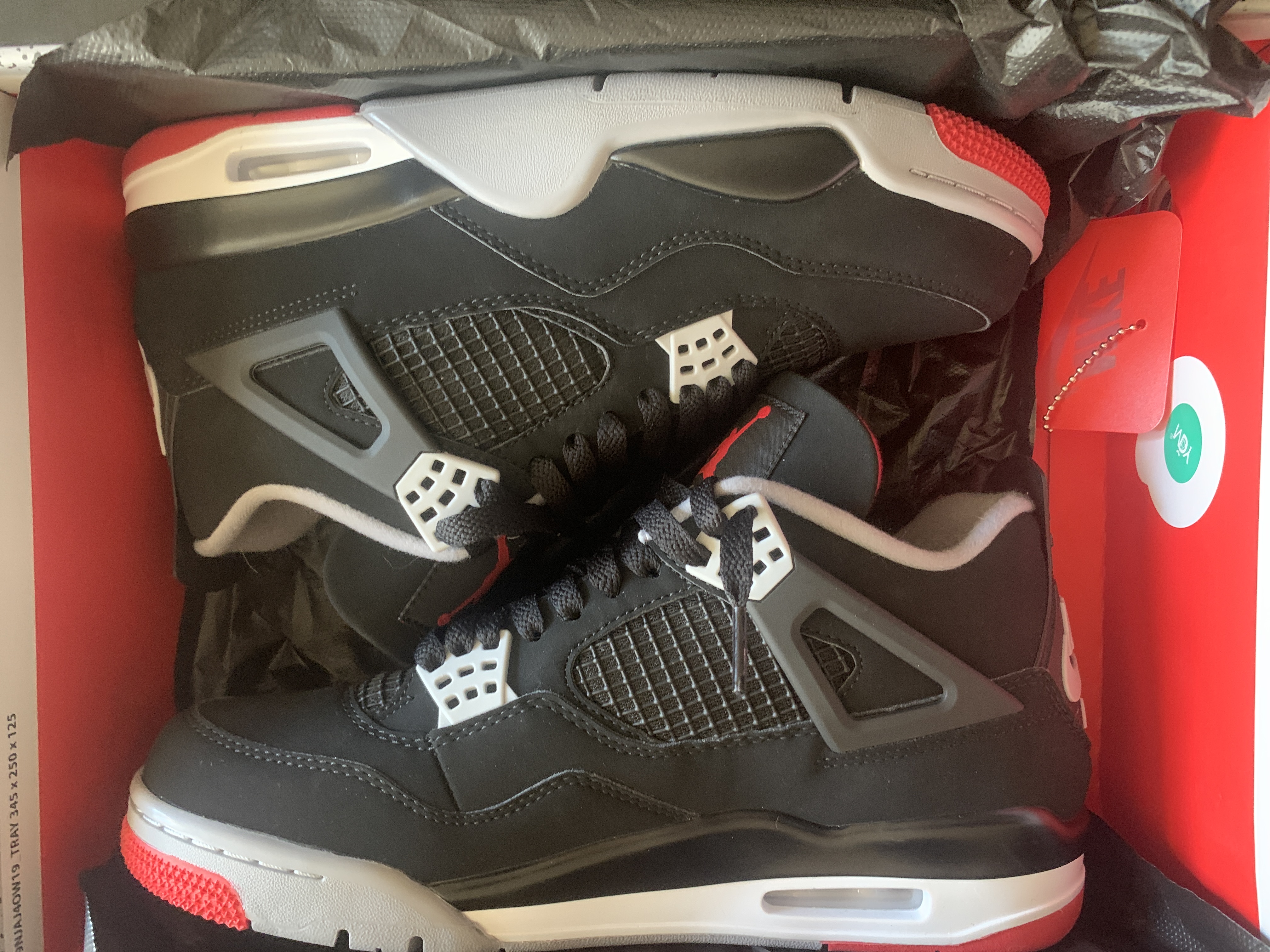 PK God Batch Air Jordan 4 Retro Bred 308497-060 review ?