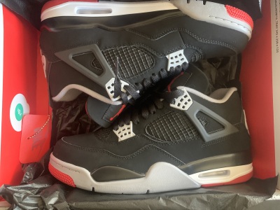 PK God Batch Air Jordan 4 Retro Bred 308497-060 review ?