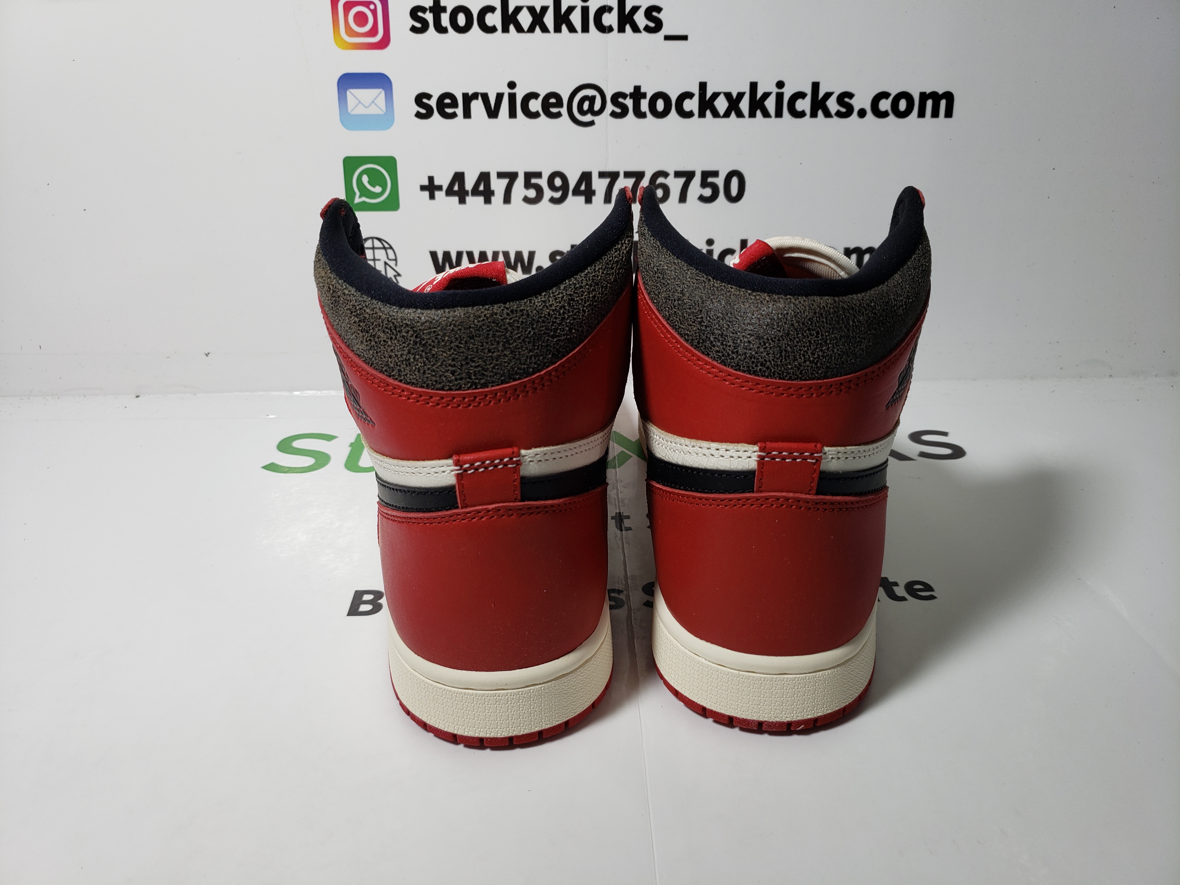 PK God Batch Air Jordan 1 Retro High OG Lost and Found DZ5485-612 review Pola 02