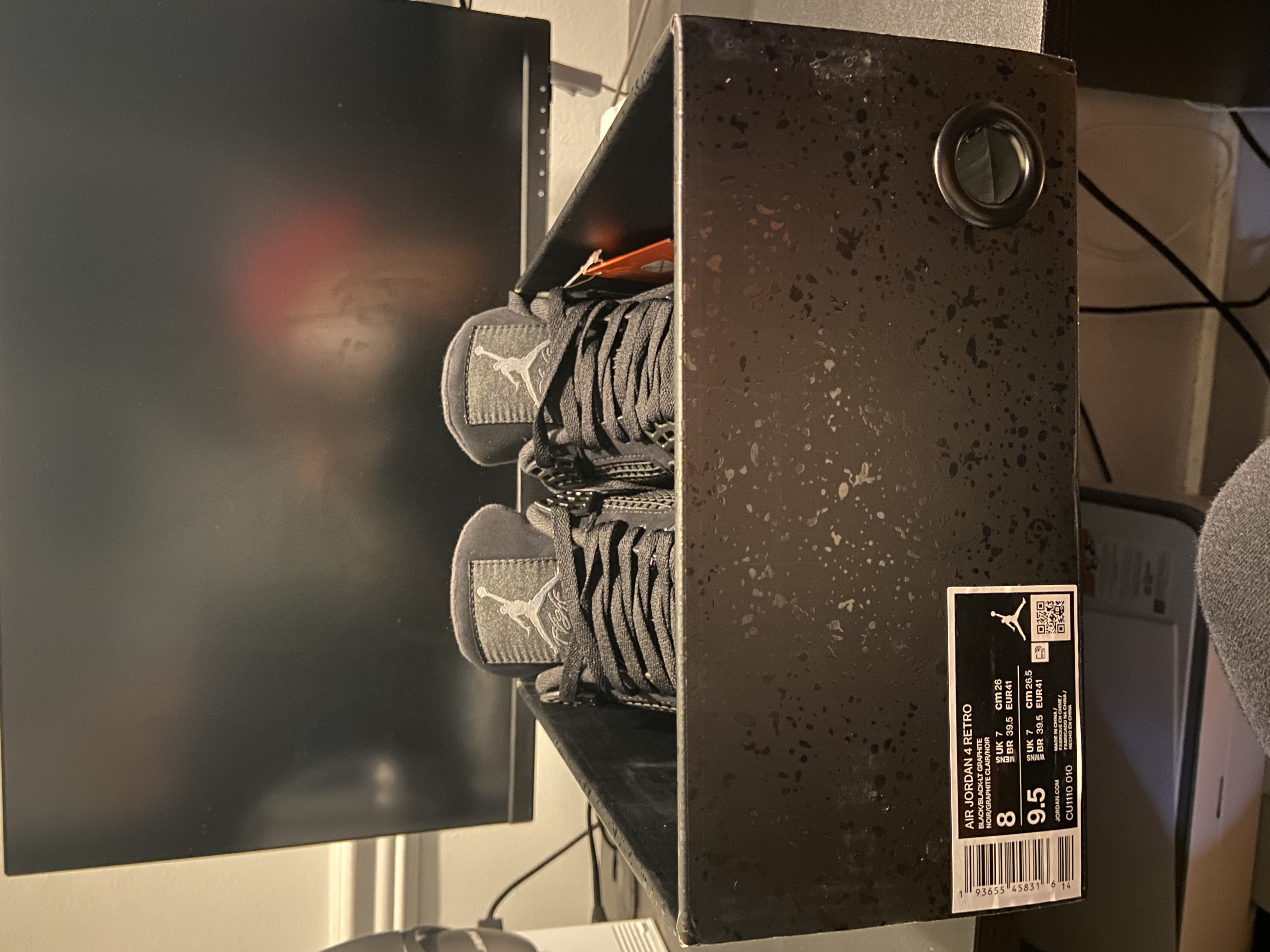 PK God Batch Air Jordan 4 Retro Black Cat CU1110-010 review Andrea Barboza 00