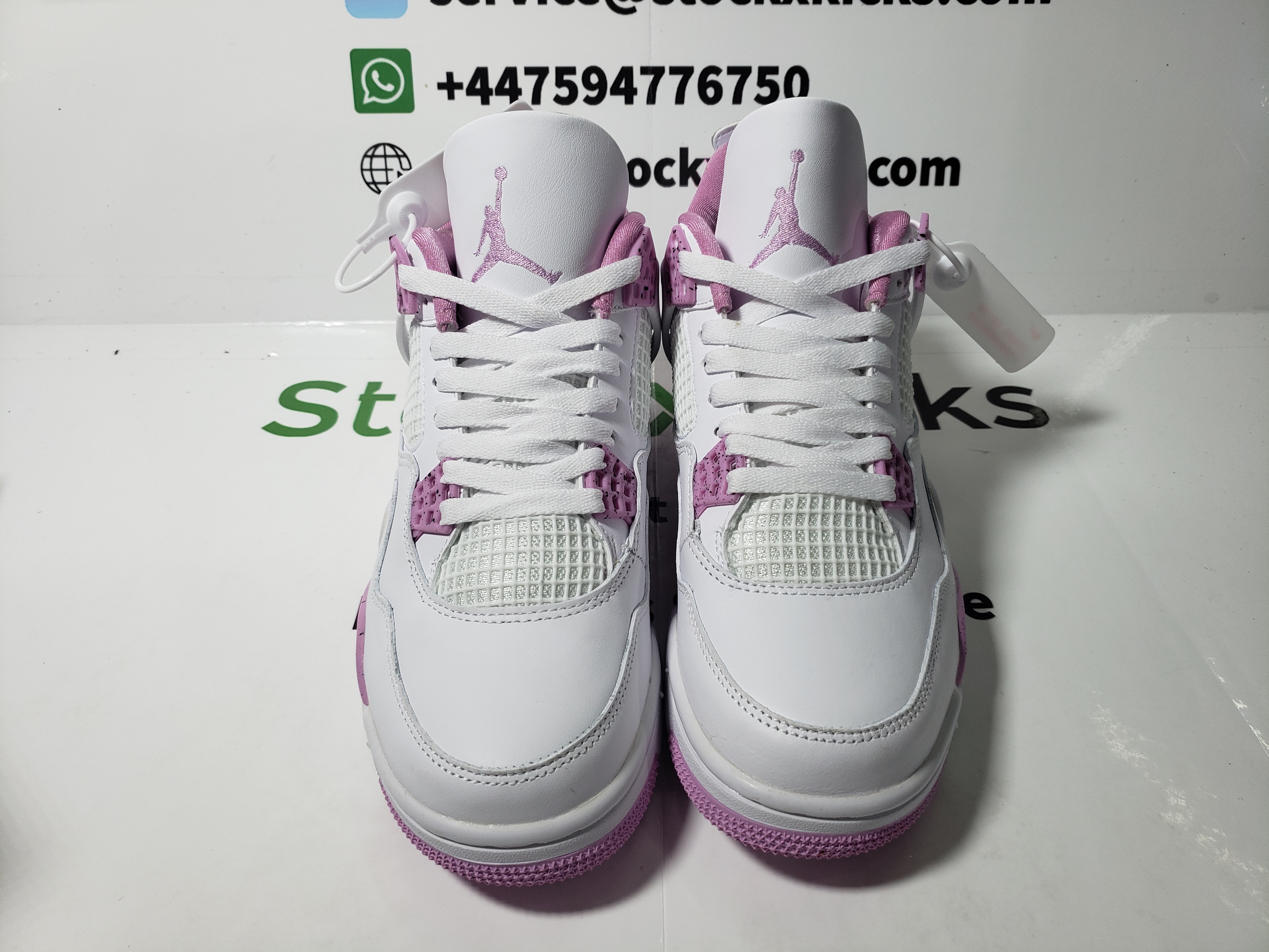 PK God Batch Air Jordan 4 White Pink CT8527-116 review stockxkicks 01