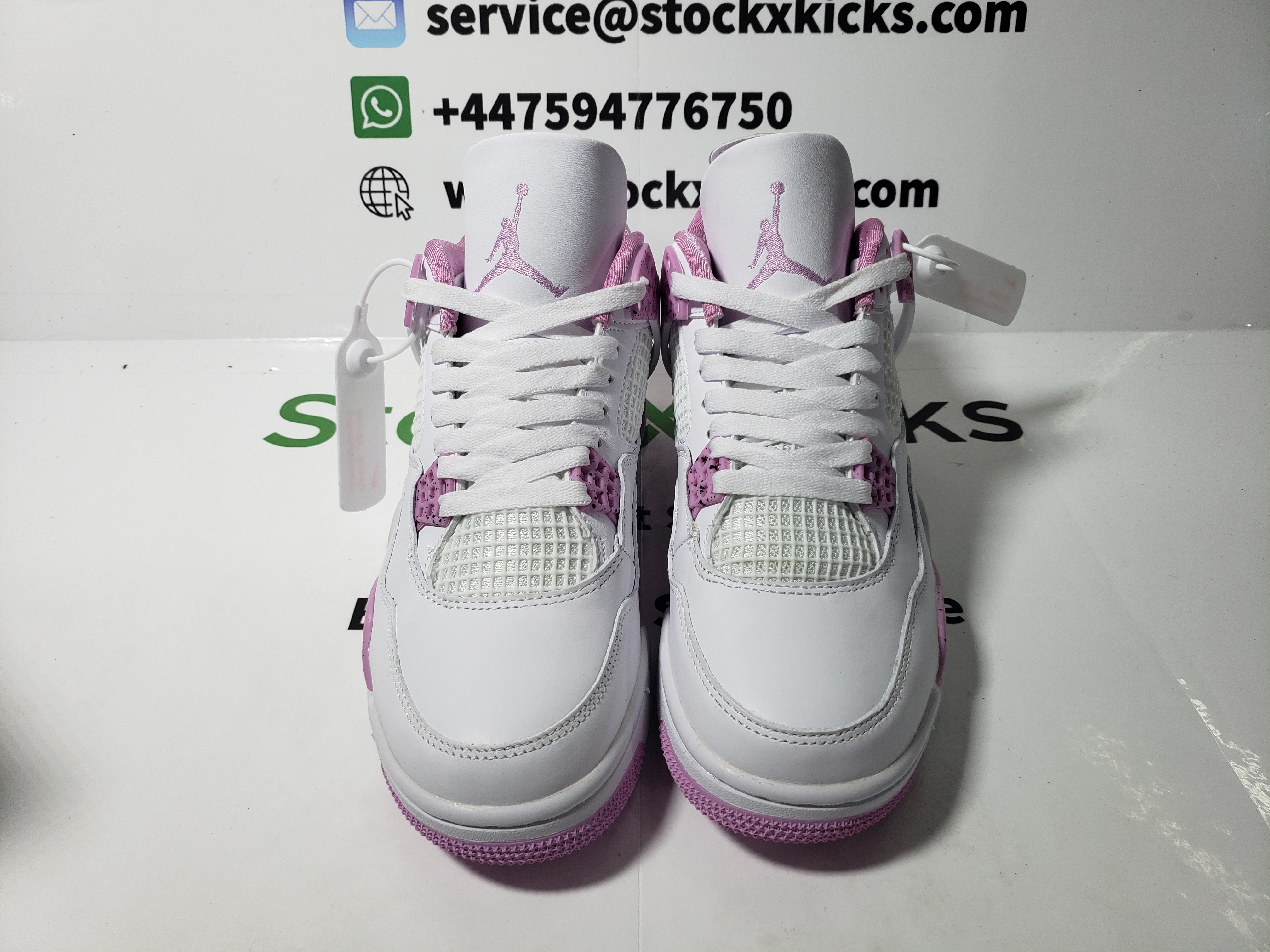 PK God Batch Air Jordan 4 White Pink CT8527-116 review stockxkicks 01
