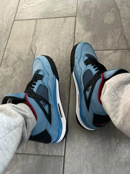 PK God Batch Air Jordan 4 Retro Travis Scott Cactus Jack 308497-406 review 