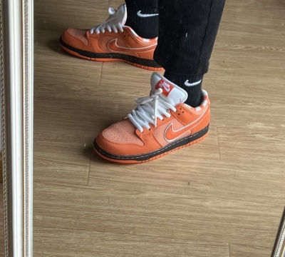LJR Batch Nike SB Dunk Low Concepts Orange Lobster FD8776-800 review Hudson Whalen