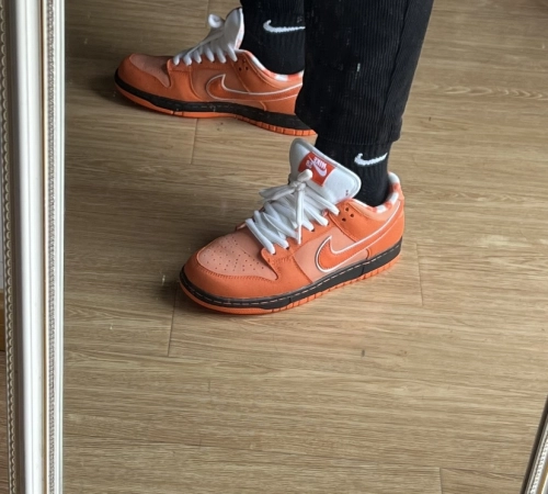 LJR Batch Nike SB Dunk Low Concepts Orange Lobster FD8776-800 review 