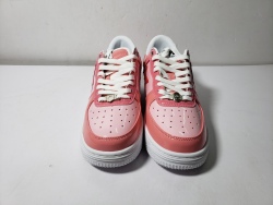 A Bathing Ape Bape Sta Low Pink Paint Leather 1H2-019-1046 review stockxkicks 03