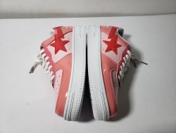 A Bathing Ape Bape Sta Low Pink Paint Leather 1H2-019-1046 review stockxkicks 05